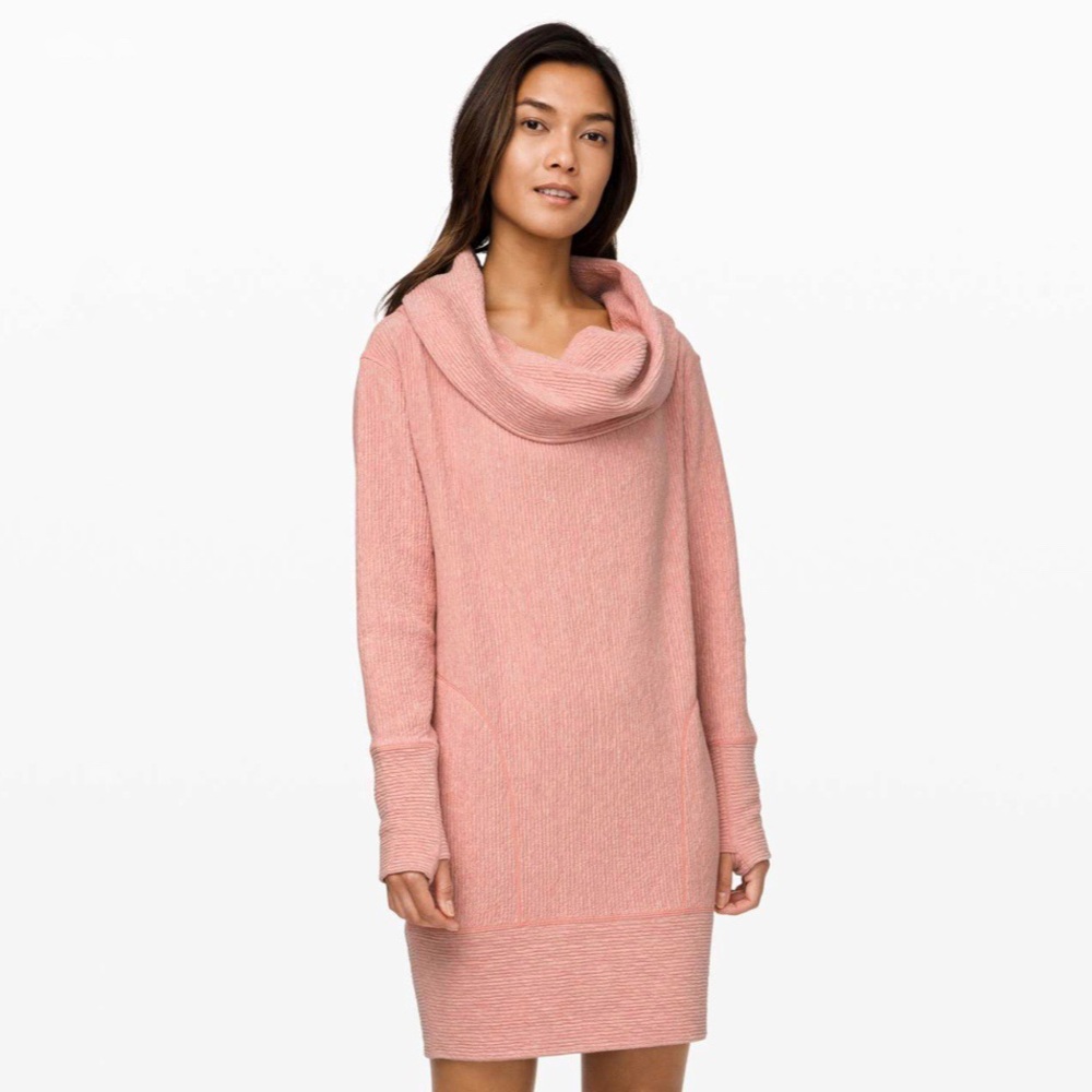 Lululemon | Along The Way Dress in Heathered Copper Clay Sizeβ 4